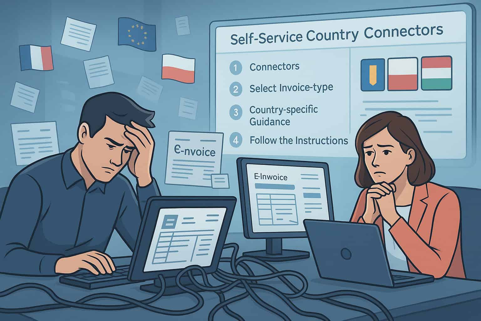 e-invoicing protocol connectors