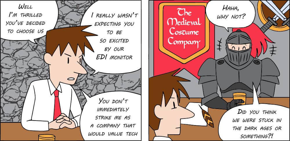 EDI cartoon 48. Oh What a Knight