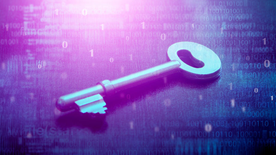 Close up image of a digital key