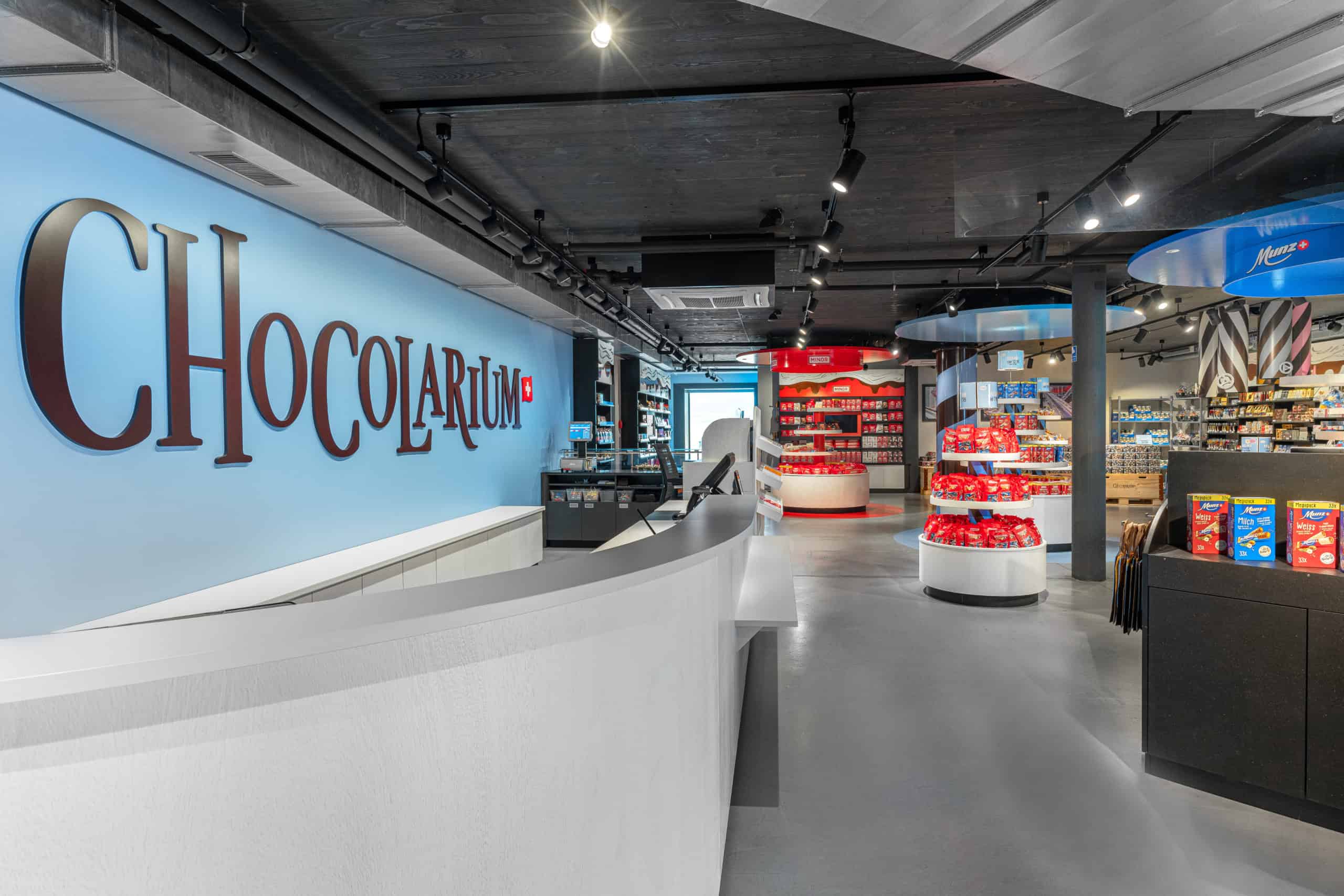 Der Willkommensbereich bei Maestrani Schwieizer Schokoladen AG