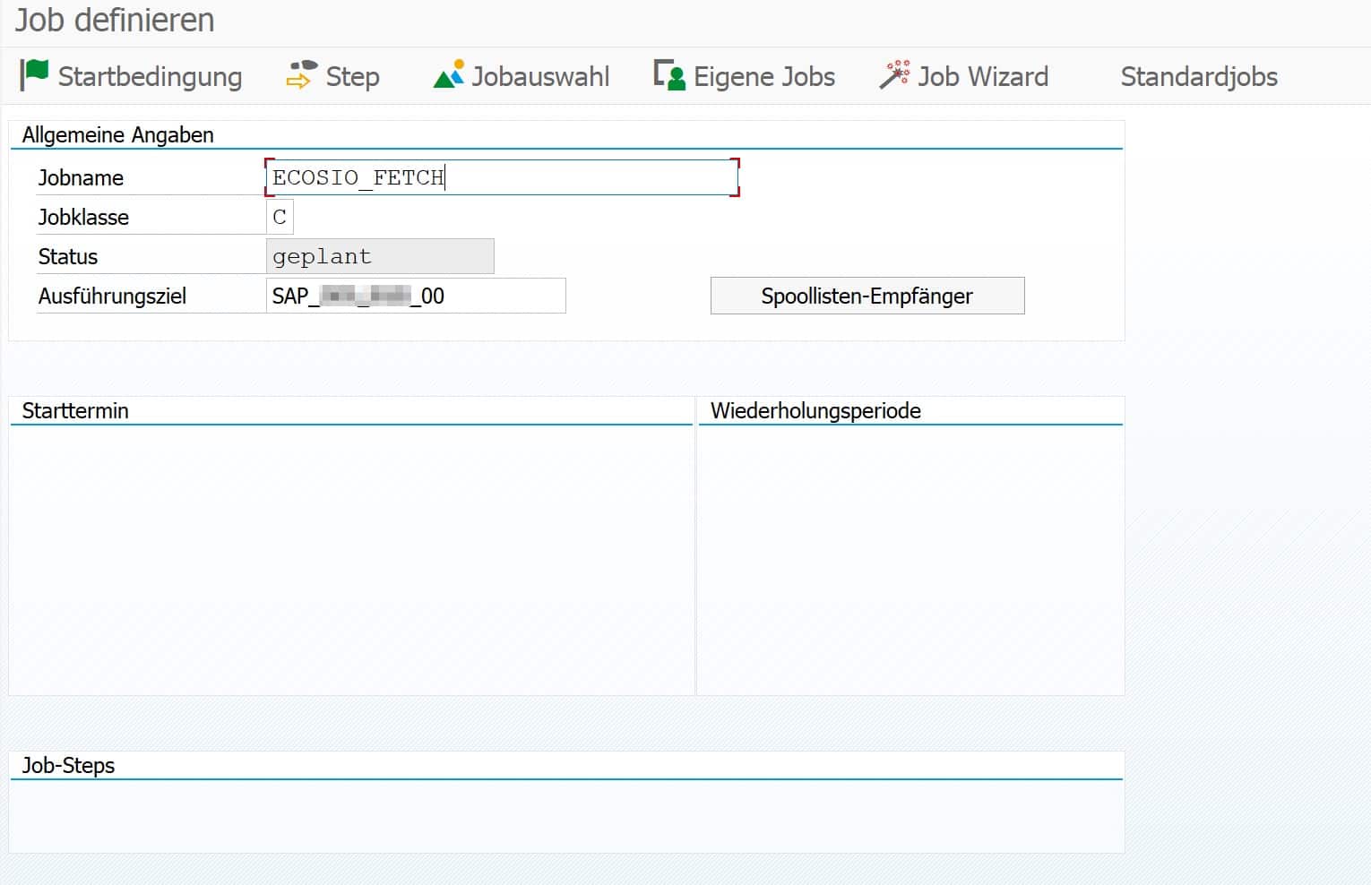 Überblick über SAP Job Überblick über SAP Job