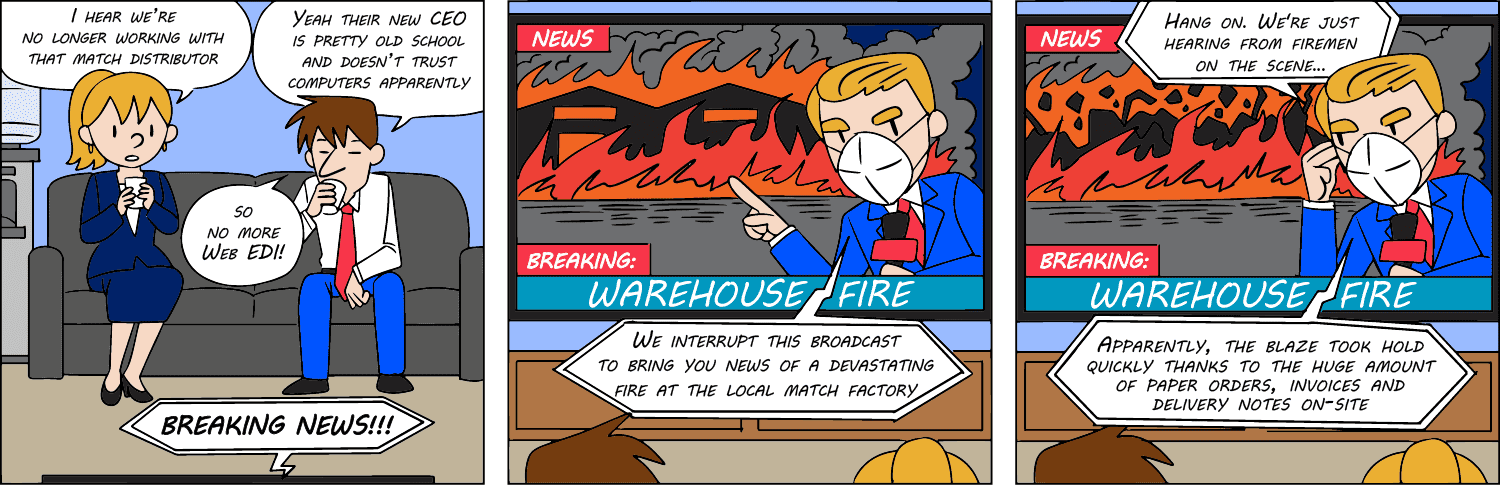 EDI cartoon 47. Matchmaker