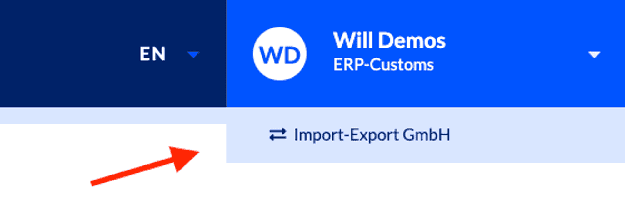 Screengrab of the ecosio.monitor showing how to provide visibility for your ERP partner